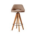 Ver imagem 5 de Kit 4 Banquetas Giratórias Estofadas com Encosto Nicole