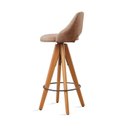 Ver imagem 7 de Kit 4 Banquetas Giratórias Estofadas com Encosto Nicole