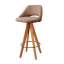 Ver imagem 6 de Kit 4 Banquetas Giratórias Estofadas com Encosto Nicole