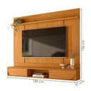 Ver imagem 3 de Painel Suspenso para Tv 65 Pol Aura 2 Portas Deslizantes 182 Cm Cinamomo Madetec