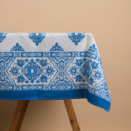 Toalha de Mesa São João em Jacquard - Easy Clean Louça Portuguesa 08 Lugares - 3