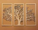Ver imagem 2 de Quadro de Parede Árvore 3 Peças em Mdf