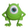 Luminária Mike Wazowski Monstros SA Abajur Mesa Disney - 1