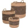 Cesta Fibra Natural 3pç - 1