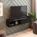 Ver imagem 2 de Rack para Tv Suspenso até 50 Polegadas com 1 Porta e 1 Nicho Atena
