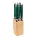 Ver imagem 2 de Conjunto de Talheres Luxo 12 Peças Original Laguiole La Tour - Verde