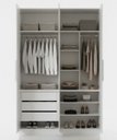 Ver imagem 2 de Guarda-roupa Modular 4 Portas 1014 Ilan Branco