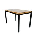 Ver imagem 3 de Conjunto Mesa Industrial Tavolo 1,20m com 1 Banco Industrial