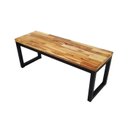 Ver imagem 2 de Conjunto Mesa Industrial Tavolo 1,20m com 1 Banco Industrial