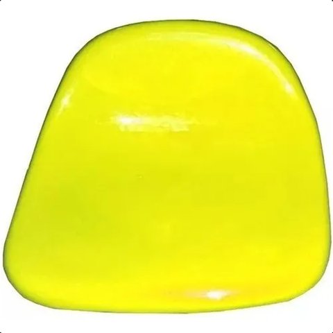 Assento para Estádio Banco Cadeira Concha Pp-7 Proteção Uv Amarelo