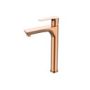 Ver imagem 1 de Torneira Misturador Lavatorio Bica Alta Dax Mendoza Rose Gold Dax-2885-mz-rg