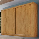 Ver imagem 6 de Guarda-Roupa Casal Creta 2 Portas 4 Gavetas 100% Mdf Peroba/Off White - Europa Móveis