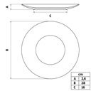 Ver imagem 5 de Jogo 6 Pratos Rasos 28cm Tramontina Floratta Porcelana Decorada Mesa Posta