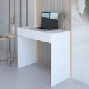 Ver imagem 1 de Mesa Escrivaninha com Sevilha 1 Gaveta 90cm Branco