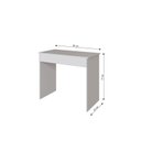 Ver imagem 3 de Mesa Escrivaninha com Sevilha 1 Gaveta 90cm Branco