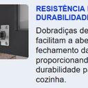 Ver imagem 7 de Cozinha Modulada Compacta em Aço 4 Peças 13 Portas Sendo 3 com Vidro 2 Gavetas Florença Itatiaia Branco/Neve