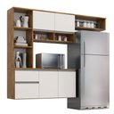 Ver imagem 6 de Cozinha Compacta Sol 5 Portas 1 Gav Castanho/off White