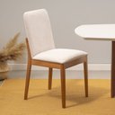 Ver imagem 1 de Kit 2 Cadeiras Sala de Jantar Pequi CabeCasa MadeiraOriginals Bege/Castanho