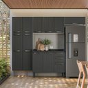 Ver imagem 2 de Cozinha Modulada Compacta em Aço 4 Peças 13 Portas 2 Gavetas Florençe Itatiaia