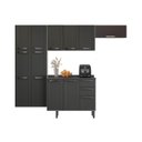 Ver imagem 3 de Cozinha Modulada Compacta em Aço 4 Peças 13 Portas 2 Gavetas Florençe Itatiaia