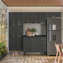 Ver imagem 2 de Cozinha Modulada Compacta em Aço 4 Peças 13 Portas 2 Gavetas Florençe Itatiaia