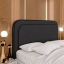 Ver imagem 2 de Cabeceira Estofada para Cama Queen Miami Linho - M. Arapongas