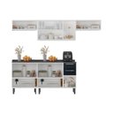 Ver imagem 6 de Cozinha Modulada em Aço 6 Peças 10 Portas 2 Gavetas Nicho Forno Florença Itatiaia 