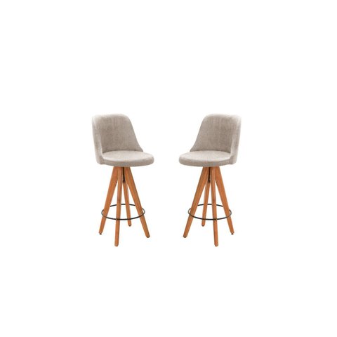 Kit 2 Banquetas Altas Giratórias Júlia