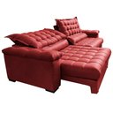 Ver imagem 7 de Sofá Retrátil e Reclinável 2,55m Molas Ensacadas Cama inBox Big Space com Bordado Velusoft