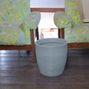 Ver imagem 2 de Vaso Planta 30x30 Oval Moderno Polietileno - CINZA CIMENTO 004