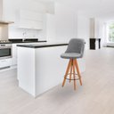 Ver imagem 2 de Kit 6 Banquetas Altas Giratórias Júlia