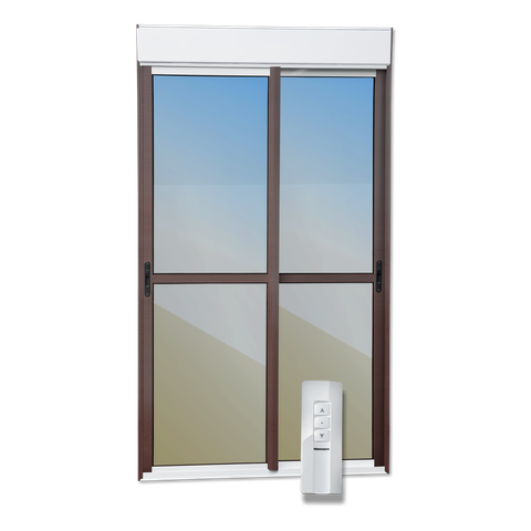 Porta Cor.Integ.Mot.Cont.Rem 2F.Mov.220x150 Elite c/Fecho Aut.V.Ref.Mix Brimak