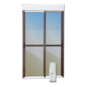 Ver imagem 1 de Porta Cor.Integ.Mot.Cont.Rem 2F.Mov.220x150 Elite c/Fecho Aut.V.Ref.Mix Brimak