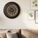 Ver imagem 2 de Relógio de Parede Elegante Decorativo Vazado Vintage de 50cm