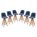 Ver imagem 1 de Kit 6 Banquetas Altas Giratórias Júlia