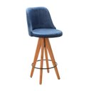 Ver imagem 4 de Kit 6 Banquetas Altas Giratórias Júlia Azul