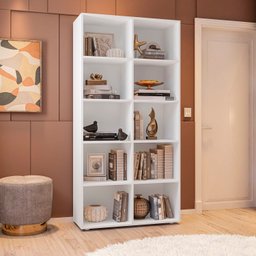 Estante Livreiro Multiuso com 10 Nichos Belle - 5