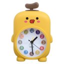 Ver imagem 1 de Relógio De Mesa Quarto Infantil Decorativo Animais Re-092 A Amigold Amarelo