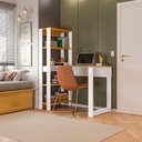 Ver imagem 1 de Mesa Escrivaninha com Estante e 4 Prateleiras Licce