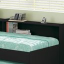 Ver mais imagens de Cama Solteiro Bicama Estante +luz+2colc Ditália BB2829 cor:preto
