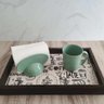 Conjunto 10 Suportes Porta Guardanapos de Mesa em Plástico Plus Uz Verde Menta - 2