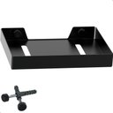 Ver imagem 3 de Porta Sabonete Parede Banheiro Saboneteira Inox Preto F.max