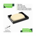 Ver imagem 6 de Porta Sabonete Parede Banheiro Saboneteira Inox Preto F.max