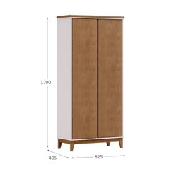 Armário Organizador com 2 Portas 82,5x179x40,5 Cm - 3