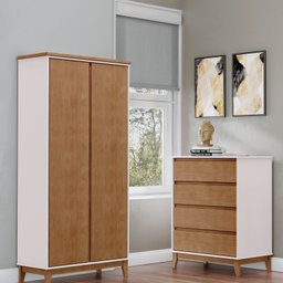 Armário Organizador com 2 Portas 82,5x179x40,5 Cm - 2