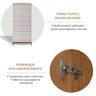 Armário Organizador 2 Portas MDF e Madeira Maciça Linha Prata  - 5