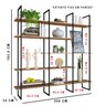Estante Industrial de Parede Urban 3 com 200 Cm - 3