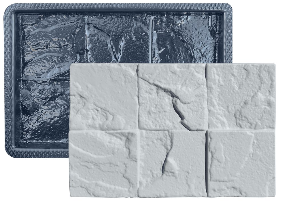 Forma 3D Gesso e Cimento ABS - Miracema 30x20 cm