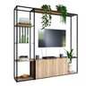 Conjunto de Estante Industrial para Tv Spring com 204cm - 2