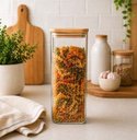 Ver imagem 3 de Pote de Vidro Retangular 2100ml Transparente Kobe